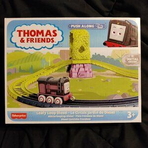 Thomas & Friends Fisher Price Leafy Loop Diesel Push Along Play Set NIB